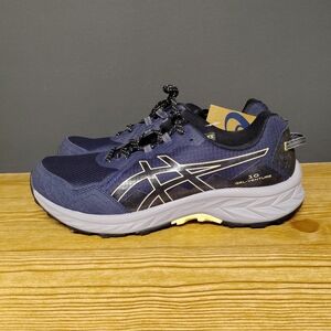 ASICS Gel Venture 10 ATR Navy and Black Trail Running Sneakers Shoes